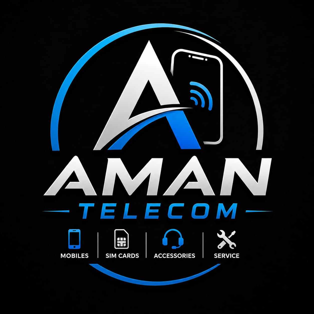 Aman Telecom Logo